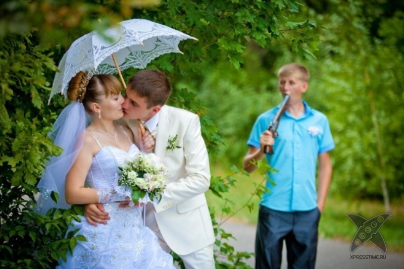 Ужасные свадебные фотографии