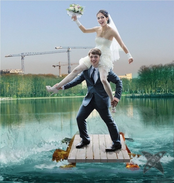 Ужасные свадебные фотографии