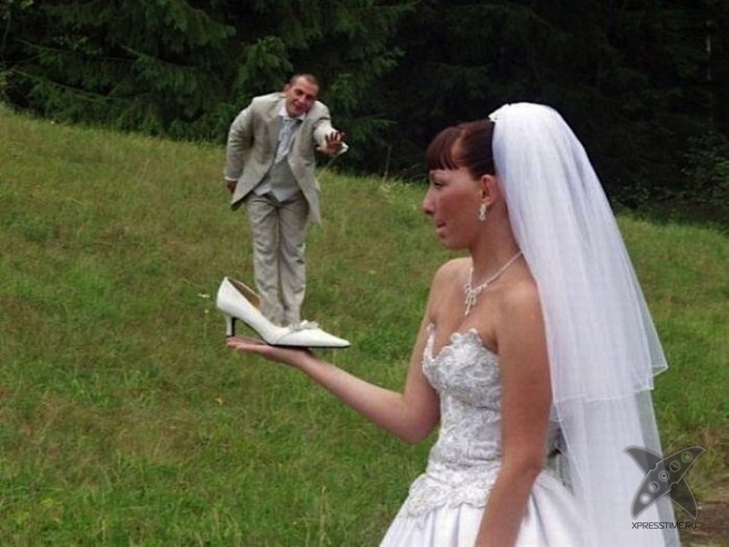 Ужасные свадебные фотографии