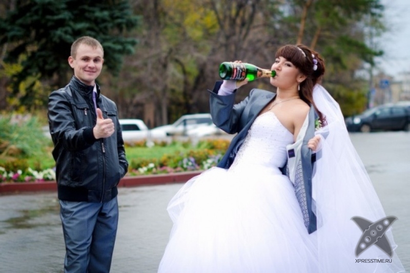 Ужасные свадебные фотографии