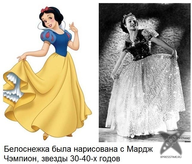 Реальные прототипы персонажей Диснея