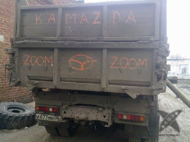 Забавные надписи на авто