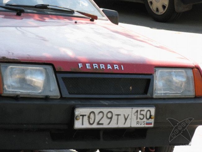 Забавные надписи на авто