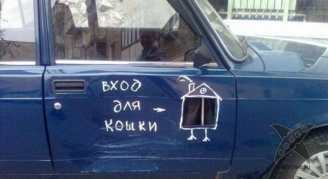 Забавные надписи на авто