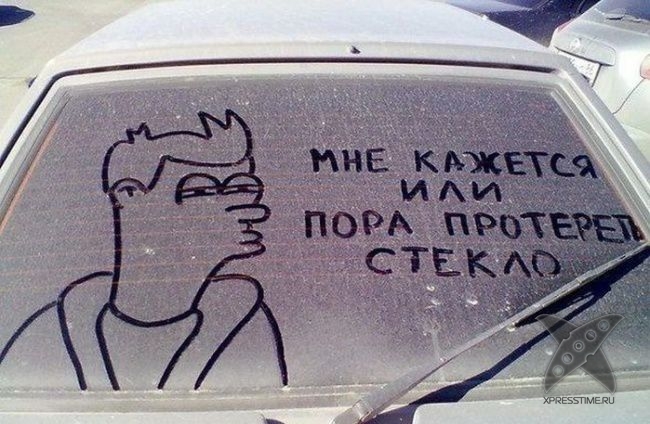 Забавные надписи на авто