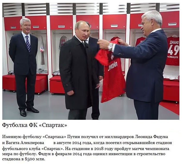 Самые запоминающиеся подарки Путину-5