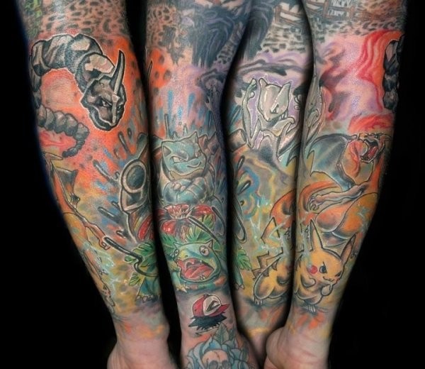 Татушки с покемонами-16