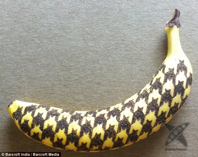 Рисунки на бананах