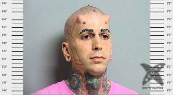 Снимки необычных преступников США