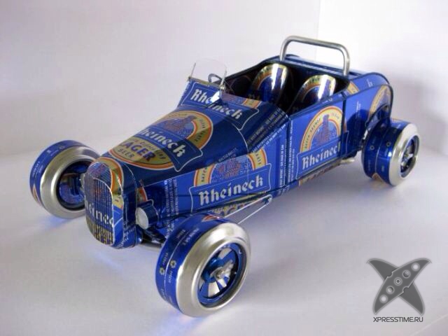 Автомобили из жестяных банок