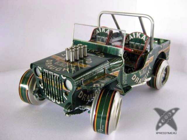 Автомобили из жестяных банок