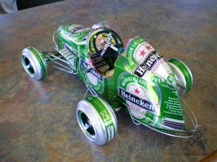 Автомобили из жестяных банок