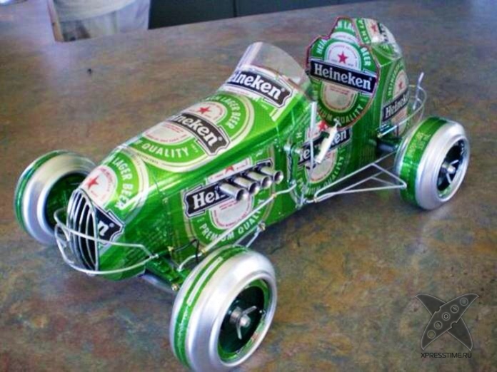 Автомобили из жестяных банок