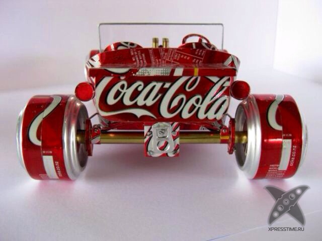 Автомобили из жестяных банок