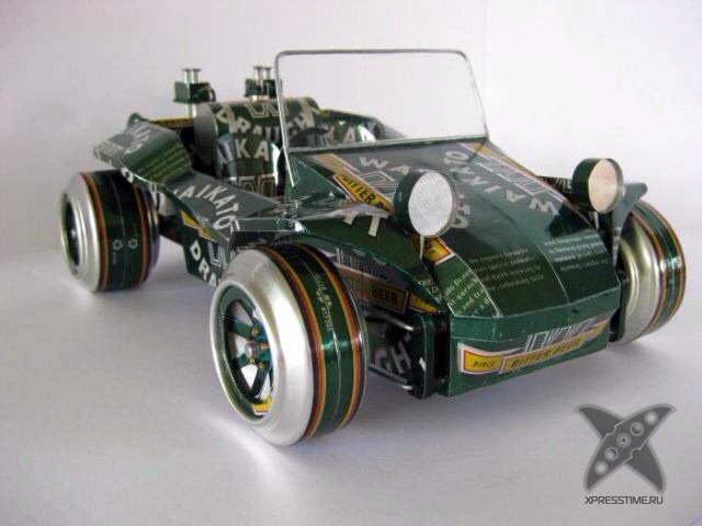 Автомобили из жестяных банок