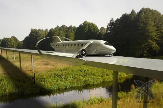 Аэропоезд или самолет без крыльев