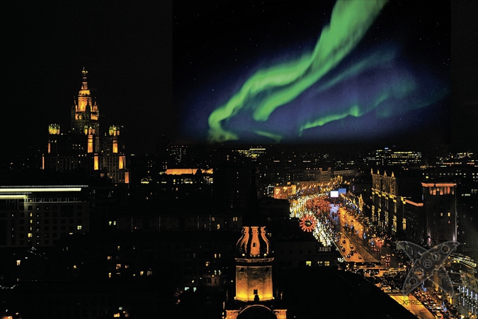 Над Москвой вспыхнет полярное сияние