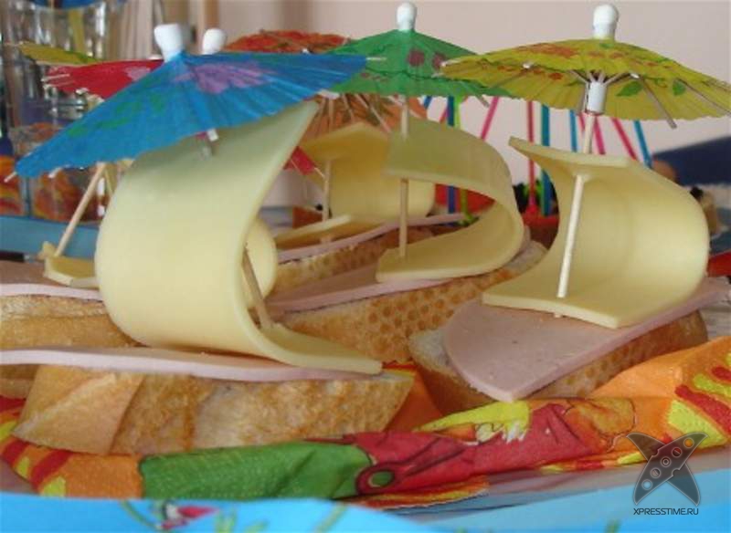 Оформление бутербродов для детей