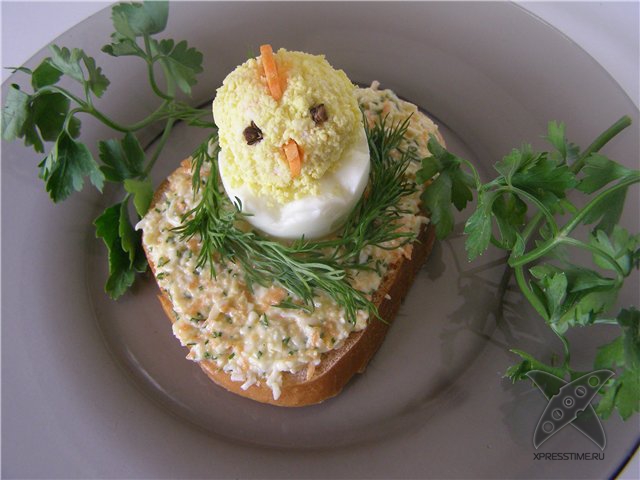 Оформление бутербродов для детей