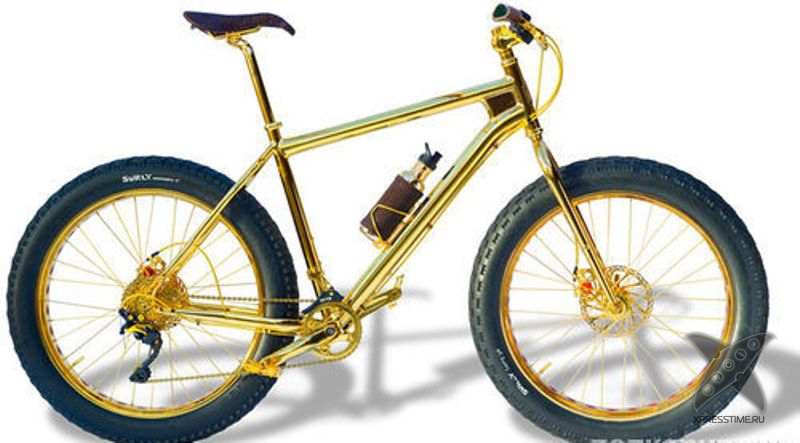 Велосипед из золота