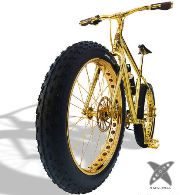 Велосипед из золота