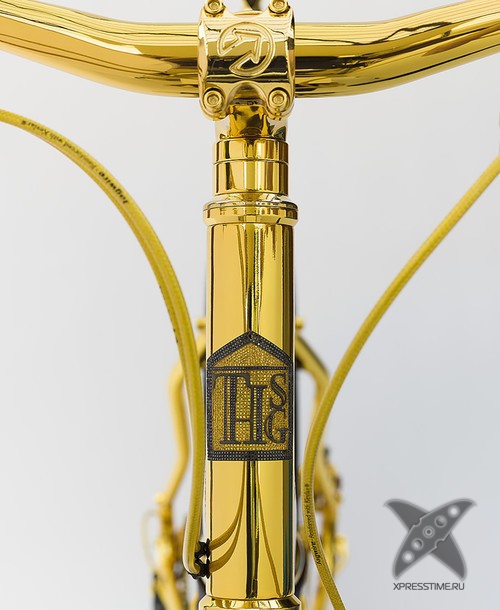 Велосипед из золота