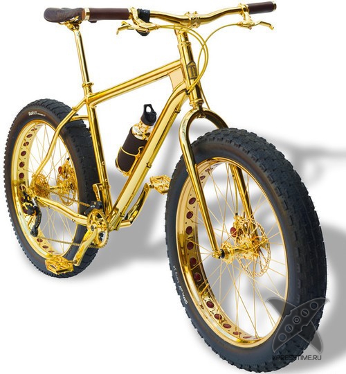 Велосипед из золота