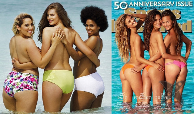 Модели-толстушки снялись в бикини для летнего календаря