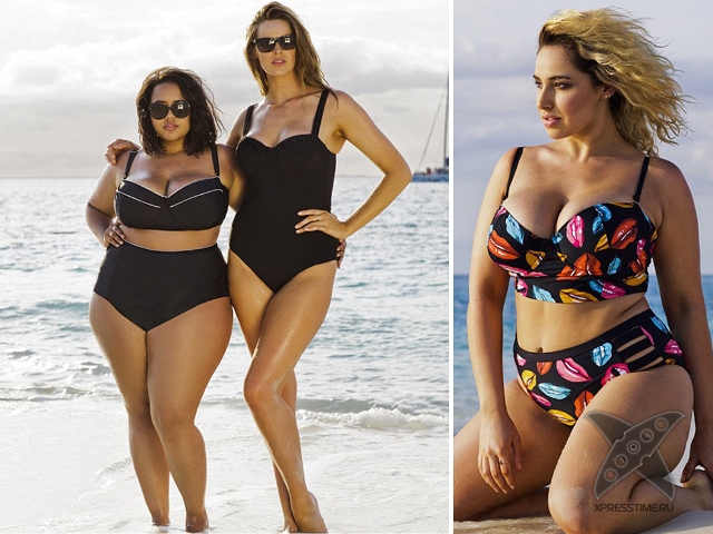 Модели-толстушки снялись в бикини для летнего календаря