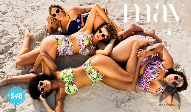 Модели-толстушки снялись в бикини для летнего календаря