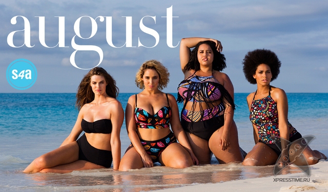 Модели-толстушки снялись в бикини для летнего календаря