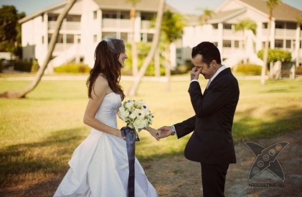 Реакция жениха при виде невесты