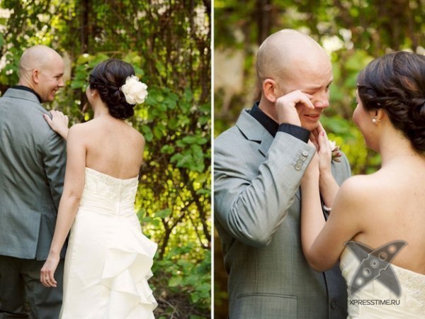 Реакция жениха при виде невесты
