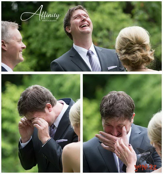 Реакция жениха при виде невесты