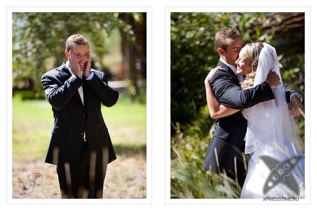 Реакция жениха при виде невесты