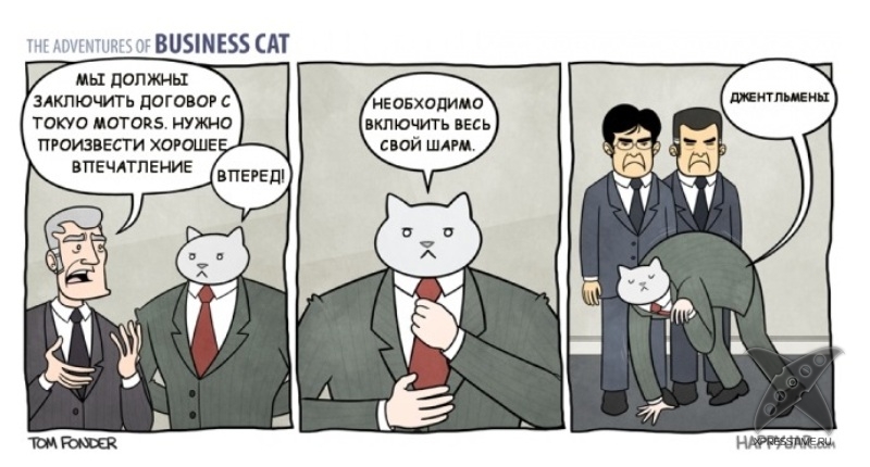 Кот - бизнесмен