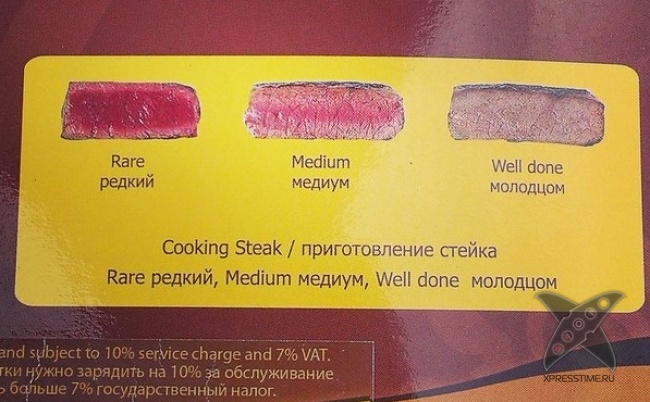 Сумасшедшие меню из ресторанов разных стран