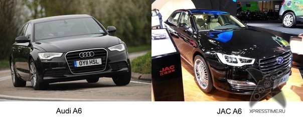 Китайские копии известных авто