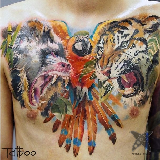 Реалистичные татуировки