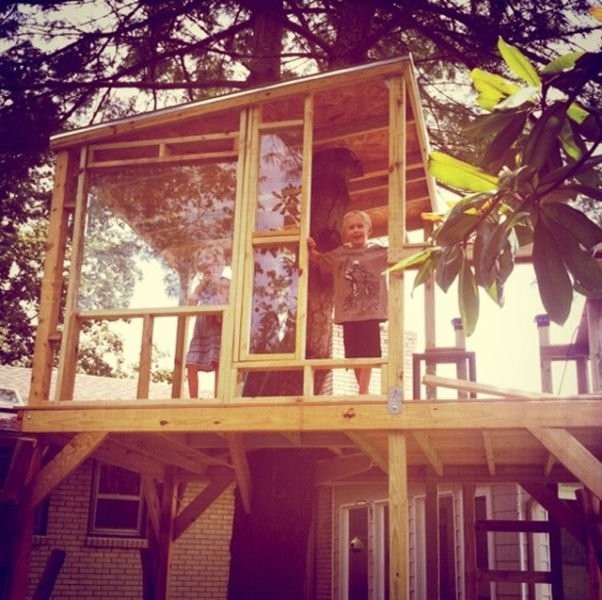 Домик вокруг дерева-10