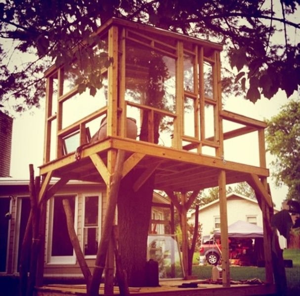 Домик вокруг дерева-11