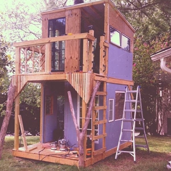 Домик вокруг дерева-22