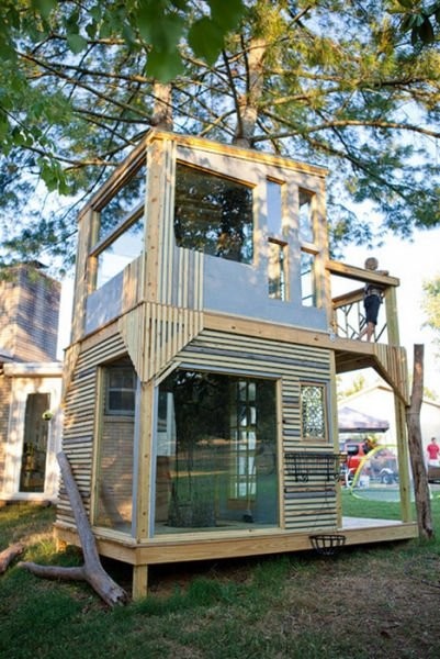 Домик вокруг дерева-25
