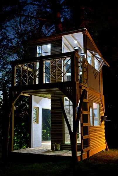 Домик вокруг дерева-27