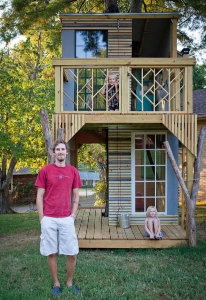 Домик вокруг дерева-31