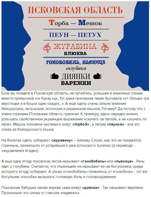 Речевые обороты разных областей России-6
