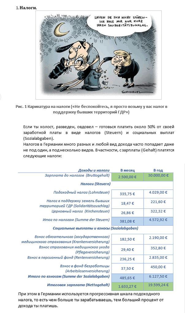 Минусы проживания в Германии-1
