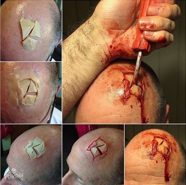 Жуткий грим от Марка Клэнси-11