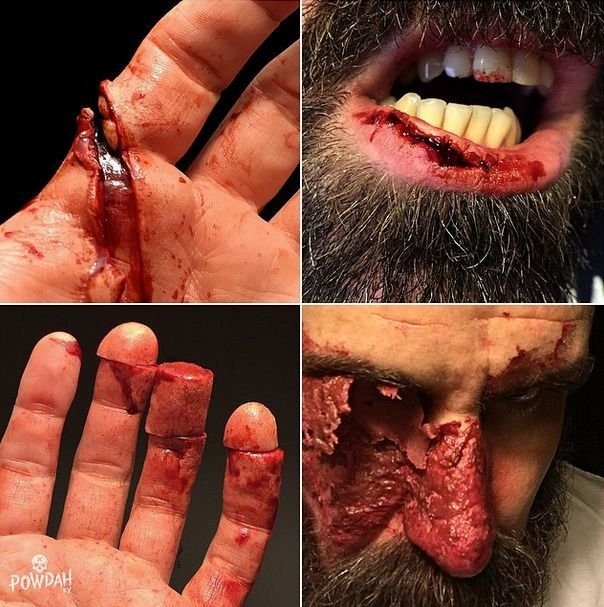 Жуткий грим от Марка Клэнси-13