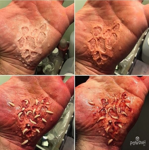 Жуткий грим от Марка Клэнси-17